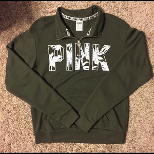 PINK Victoria’s Secret quarter zip sweatshirt.